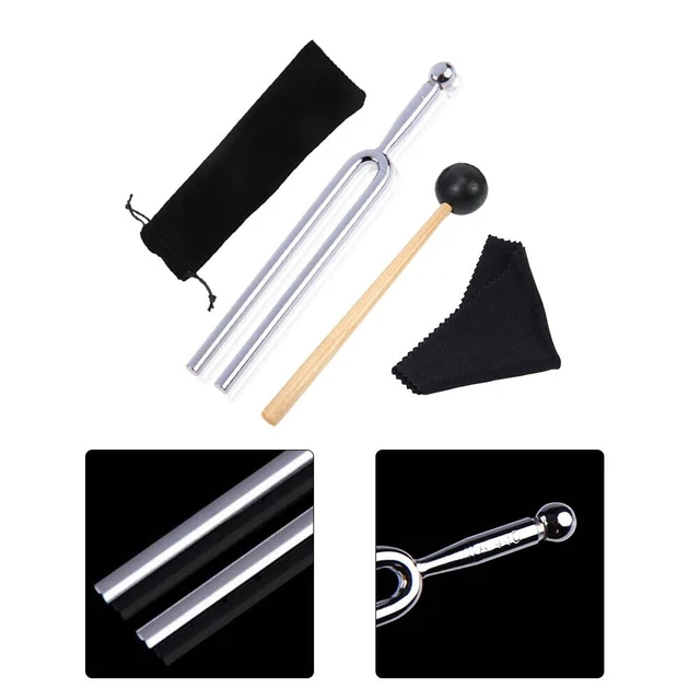 Precise Sound For Healing A440Hz Tuning Fork Set with Versatile Handle
