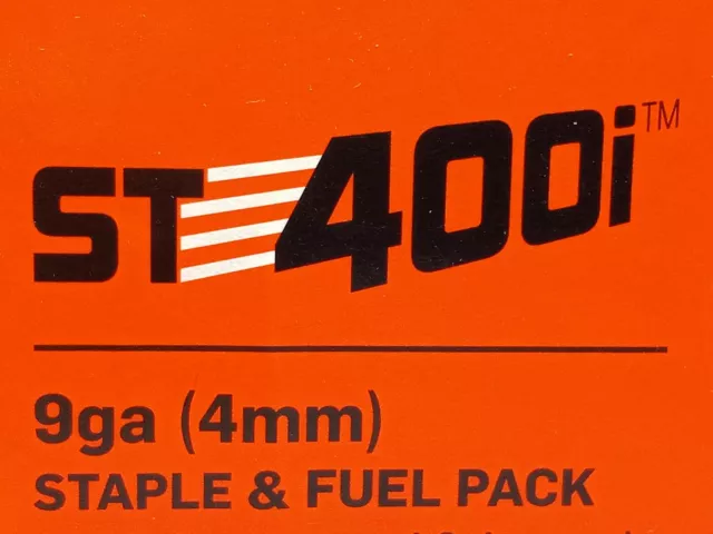 STOCKade ST-400i Cordless Staples 1-3/4", Box of 1000 w/ 2 Fuel Cells 2
