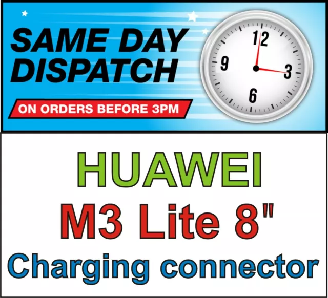 Huawei MediaPad M3 Lite CPN-W09 AL00 L09 USB Ladeanschluss Stecker Buchse