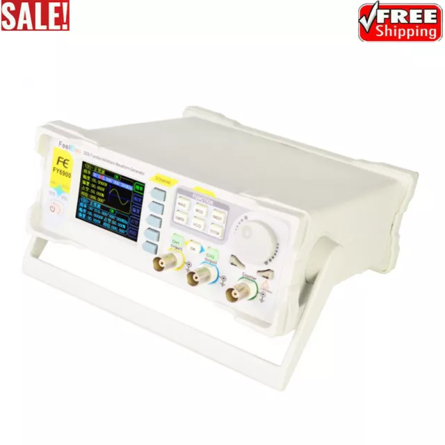 2-Channel Function Arbitrary Waveform Generator Pulse Signal Frequency Counter