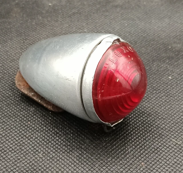 Ancien Petit Feu Rouge Arrière - LUXOR - pour Vélo Ancien