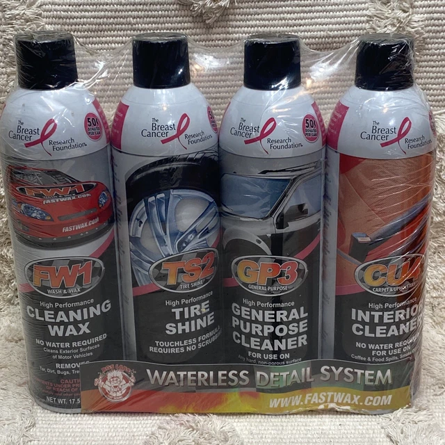 4 PACK RGS Labs Waterless Detail System Wash Fast Wax FW1 TS2 GP3 CU4