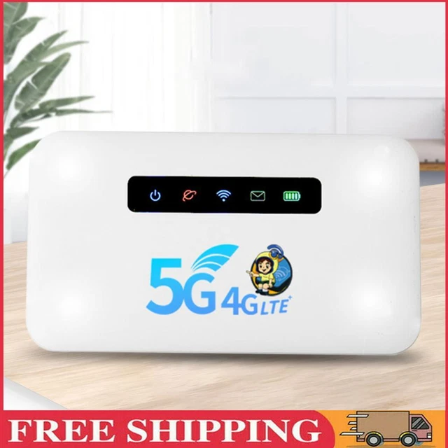 Mobile WiFi Hotspot with SIM Card Slot 4G Wireless Router for Outdoor Travel
