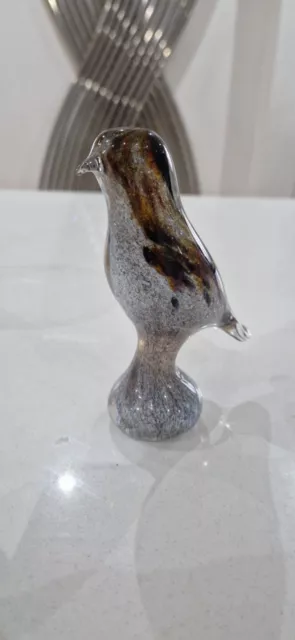 Langham Glass House Hand Made Bird Sculpture Paperweight 12cm Tall