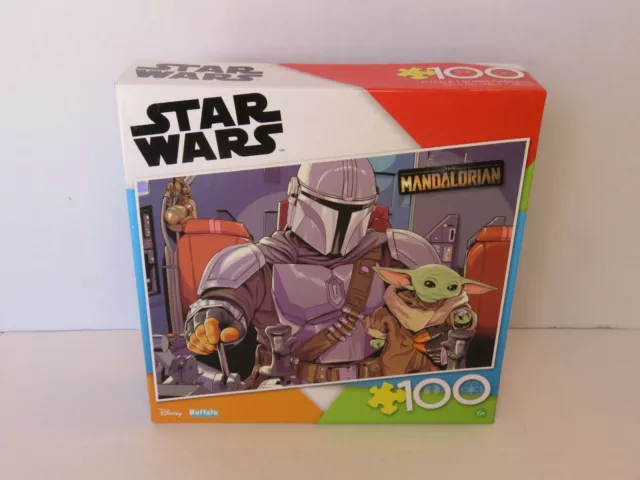 Star Wars The Mandalorian Baby Yoda 100 Piece Jigsaw Puzzle Buffalo Games New