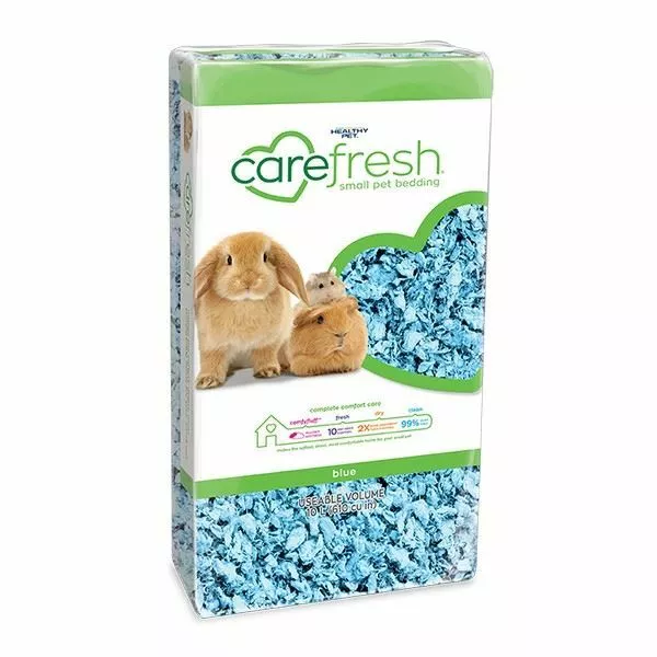 Carefresh Bleu Premium Literie Pour Petit Animal Lapin Cochon Hamster 10L