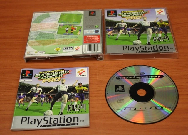 Jeu PS1 ISS International Superstar Soccer 1 Complet - Version FR - Très Bon état
