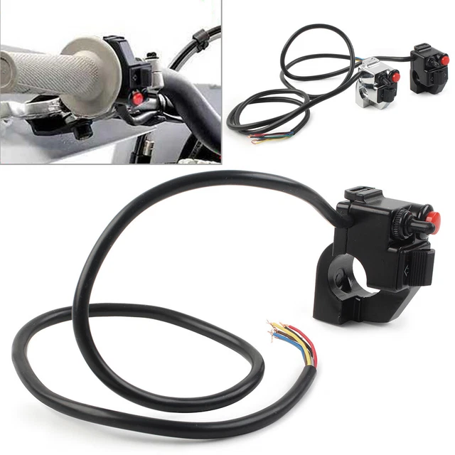 Motorcycle Switch Handlebar Mount Button Horn Turn Signal Fog Light Headlight