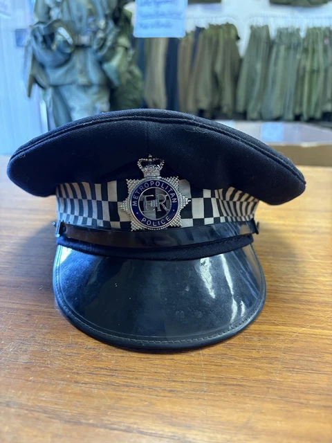 thumbnail image 2 of Genuine UK British Police Officer Cap – 100% Wool Fabric, Top Quality Militaria Hat 2 of 5