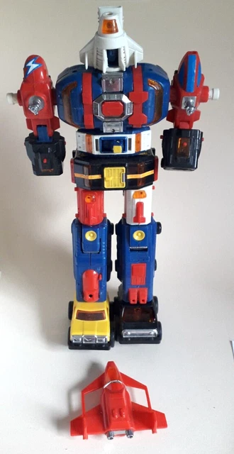 Robot Transformable Halley 'Le Défenseur De La Comète' 1984 - 15 En 1, Neuf En Boîte D'époque