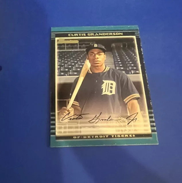 2002 Bowman Draft Picks & Prospects Curtis Granderson RC Detroit Tigers #BDP71