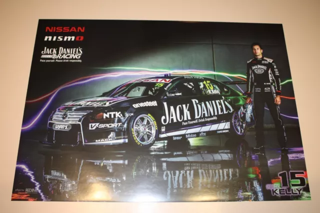 V8 Supercars Nissan Nismo Rick Kelly Jack Daniels Racing Poster.