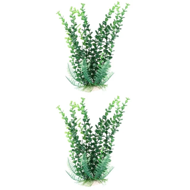 2 stücke ask tank wasser pflanze schöne gras ornament aquarium pflanze