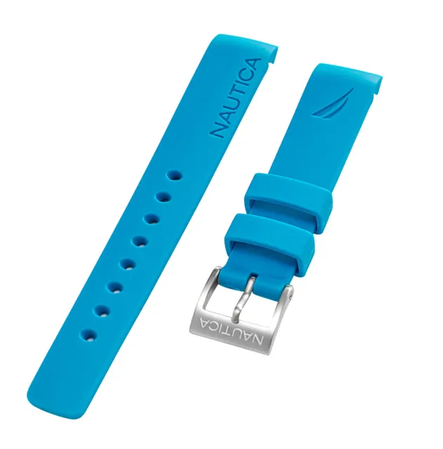 Nautica Women's N11549M | A11549M BFD 101 Blue 18mm Sports Diver's Watch Band