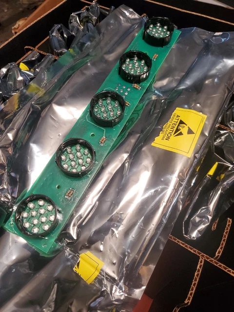 Lot Of 46 Daktronics 0P-1100-0029 LED Boards 1 X 5 Replacement Sign Lights