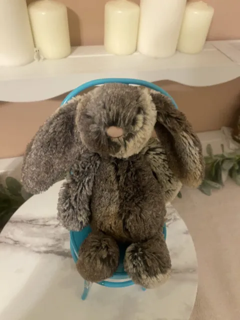 JellyCat Brown Plush Super Soft Floppy Bunny Rabbit Stuffed Animal – Small
