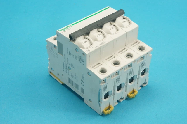 Schneider Electric A9F68406 circuit breaker IT60N C6A 6 kA 4 pole