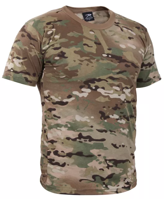 OCP Military Camo Multicam Camouflage T-shirt Shirt Rothco 6286