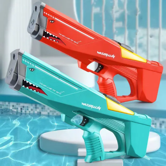 Kids Electric Water Gun Rechargeable Swimming Pool Water Blaster Beach Toy Gun