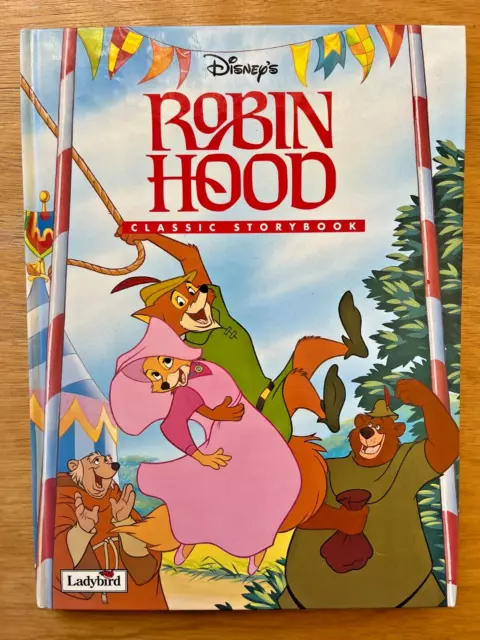 Disney Robin Hood Classic Storybook Big Hardcover Movie Picture Book 2000