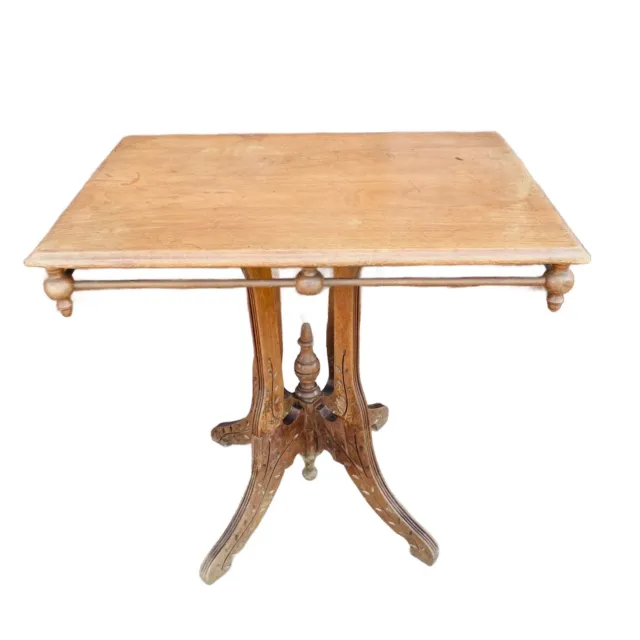 Antique Walnut Parlor Table, Side Table Accent Table, JW0475