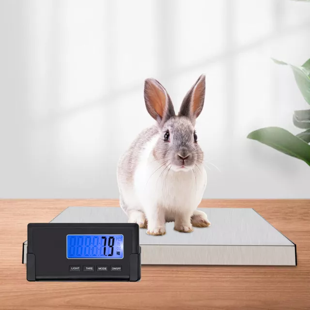 396lbs Digital Floor Livestock Platform Scale Animal Scale Low-Profile