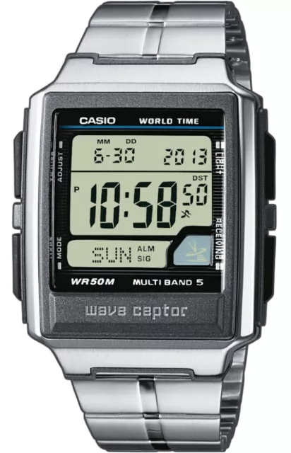 Casio WV-59DE Orologio Waveceptor Radiocontrollato Illuminator Sveglia, 50m