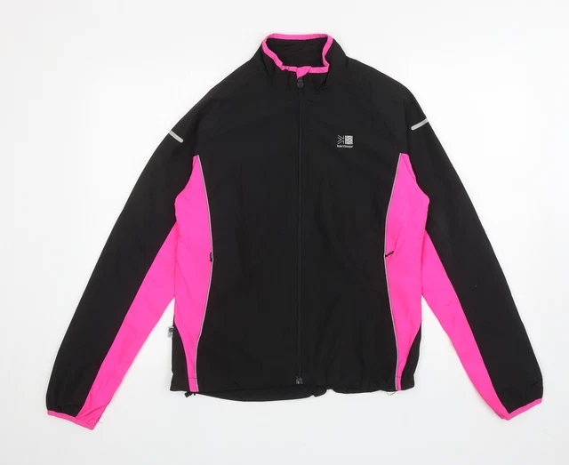 Giacca frangivento nera Karrimor da donna taglia 10 cerniera