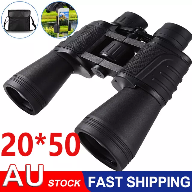 20x Zoom HD Hunting Binoculars Vision Bird Handheld Telescope Outdoor Travel Kit