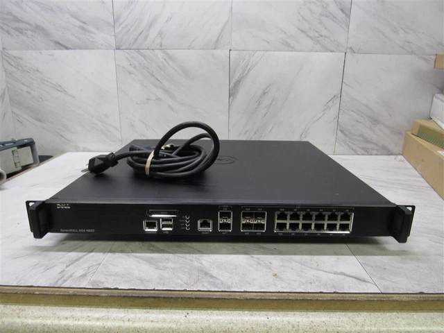 DELL SonicWALL NSA 4600 Network Security Appliance Firewall - 1RK26-0A3
