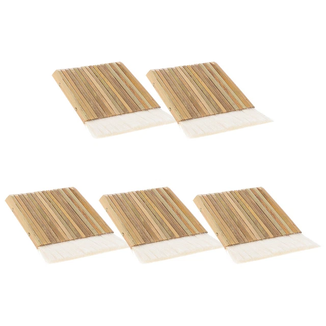 5 Pcs Brush Set Artist Paint Brushes Wool Flat Brush Painting Supplies