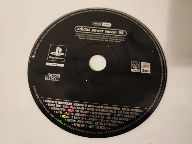 Jeu PS1 *DÉMO* World League Soccer 98 - PlayStation 1 - État Correct, Jeu Fonctionnel