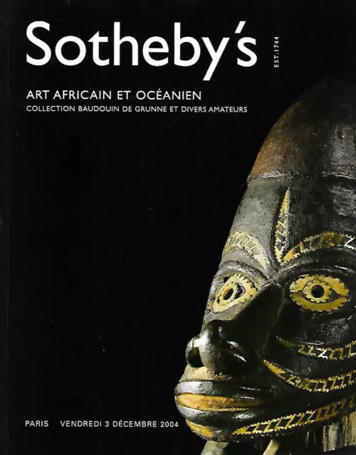 Sotheby's / African Tribal Oceanic Art Paris Auction Catalog December 2004