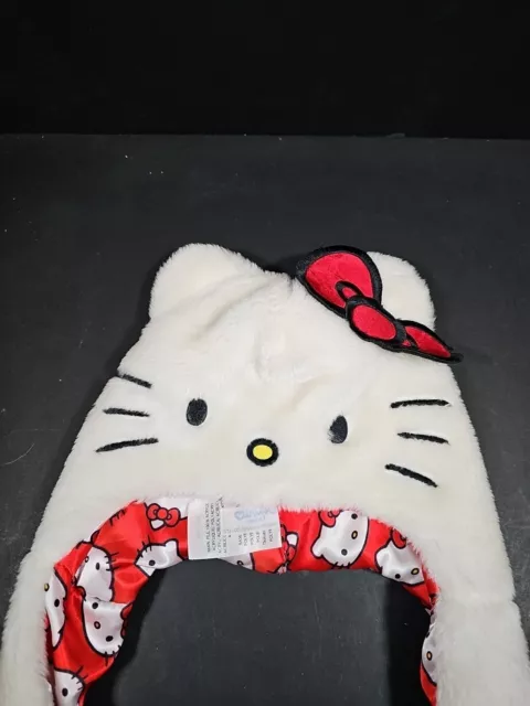 HELLO KITTY Beanie Hat Scarf Girls Size 2