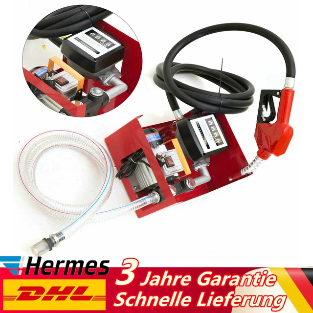 12V Dieselpumpe Mit Zählwerk - 50L/min Für Heizöl & Diesel