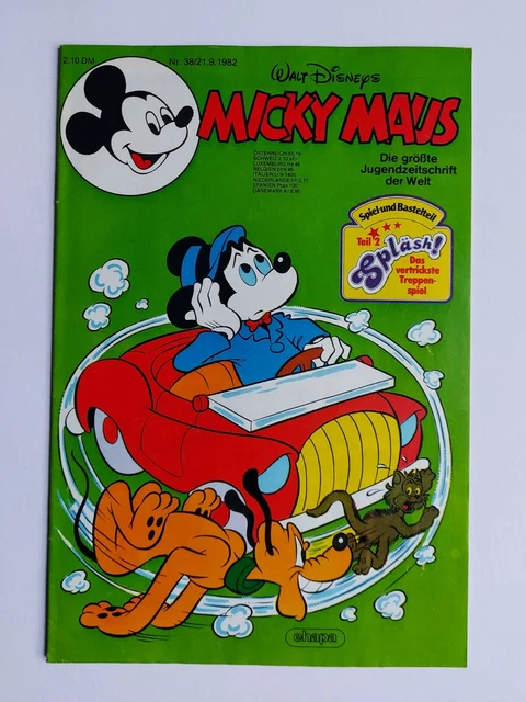 Ehapa - Micky Maus Nr. 38 / 21.09.1982 - Top Zustand / Z1 (mit Beilage)