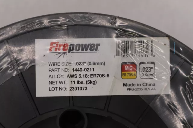FirePower Welding Wire MIG ER 70S-6 .023" 1440-0211 3