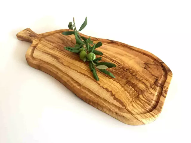 Olivenholz Brett 42 cm, Olivenholz Schneidebrett, Servierbrett Olivenholz 120147