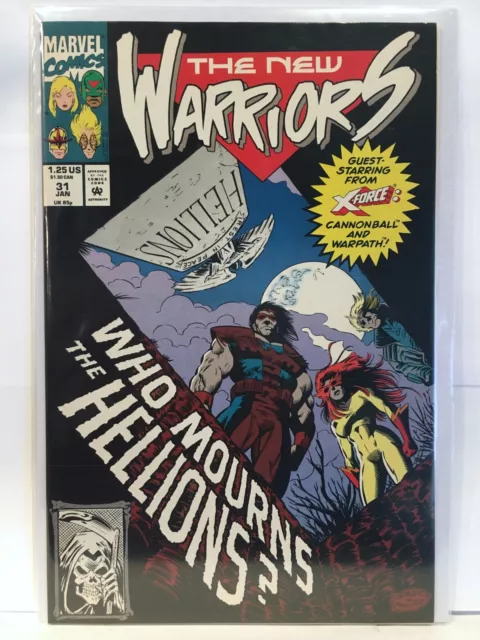 New Warriors (Vol 1) #31 Nm- 1st print Marvel Comics [ TC]