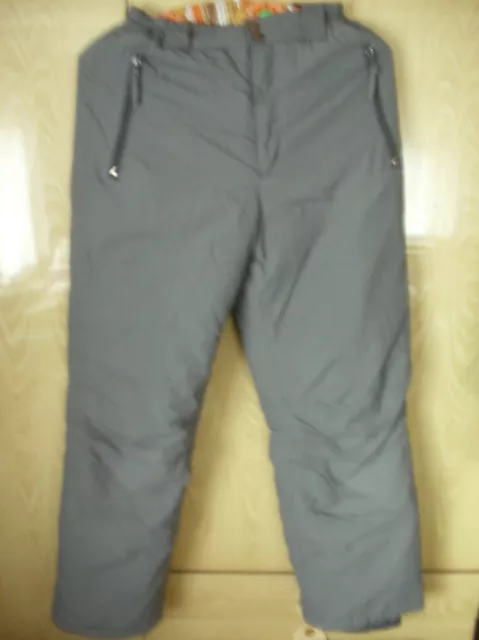 Schneehose, Skihose mit Trägern Gr.152 grau unisex