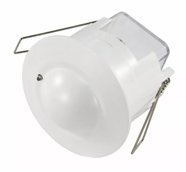 Hochfrequenz (HF) Bewegungsmelder 360° bis 8m IP20 weiß Unterputz LED geeignet