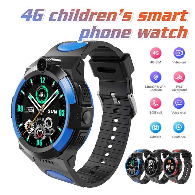 4G SMART WATCH Camera Kids WiFi Phone Smartwatch SIM GPS Tracker IP67