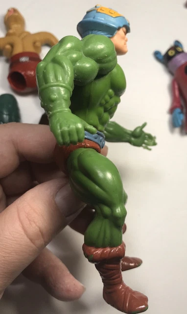 For Parts Or Repair Lot Of 3 MOTU He-Man Figures King Hiss, Orko, & Man At Arms 3