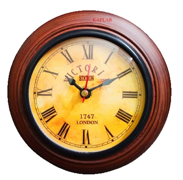 Petite Horloge Murale Vintage Phare | Vêtement Vintage