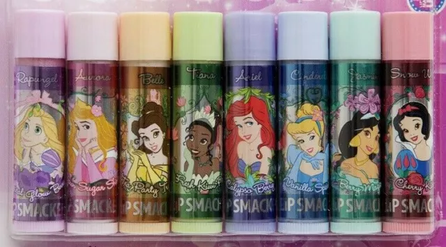 Lip Smackers DISNEY PRINCESS SHIMMER LIP BALM Bonne Bell RARE!! Choose Flavors