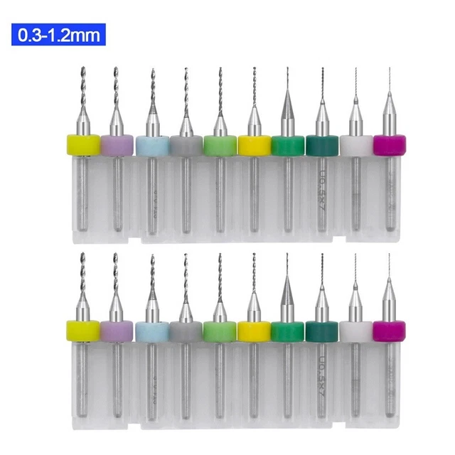 Power Tools PCB Drill Bits 20pcs Carbide Drill Bit Circuit Board Mold PCB