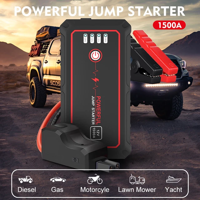 99800mAh Car Jump Starter Booster Jumper Box Power Bank Battery Charger QC18W