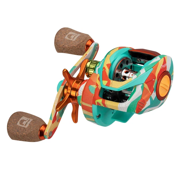 ProFISHiency Krazy Baitcast Reel 7.3, Right Retrieve, Multicolor, KRZY731RR