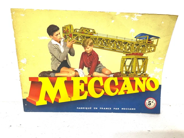 Meccano N°5 Ancien Berthenicourt 02240 Jeux - Jouets