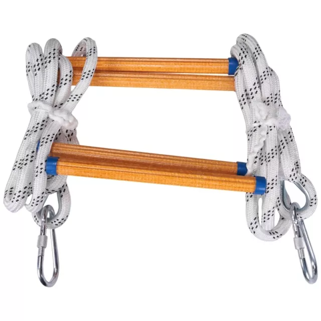 Cuerda de escalera flexible de 6,5 ft escalera aislada escalera roca escalada